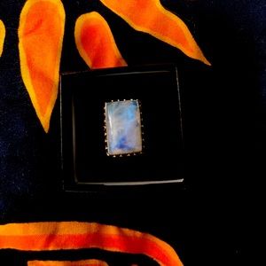 925 Sterling Silver Moonstone ring size 7